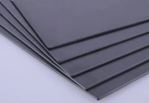 ABS Lembar Permukaan Halus Hitam