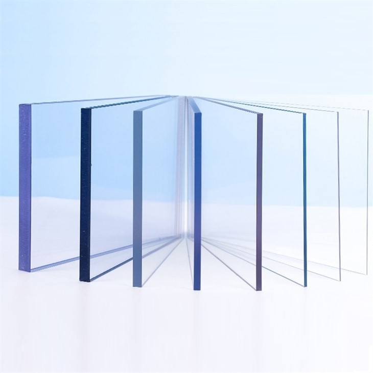 Tahan Panas Plastik Sunroof Polycarbonate Solid